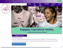 Tablet Screenshot of girlsontherunpbc.org